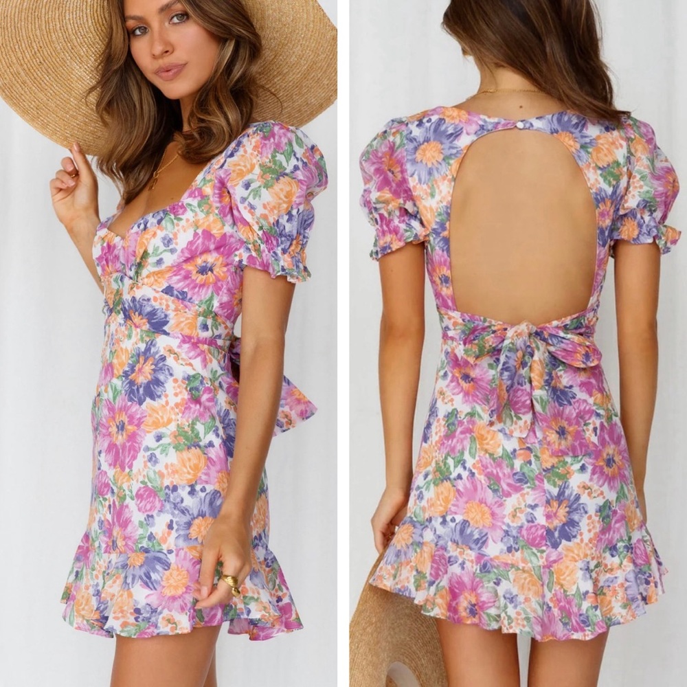 NWT Hello Molly Katie Dress in Purple - Picture 4 of 16